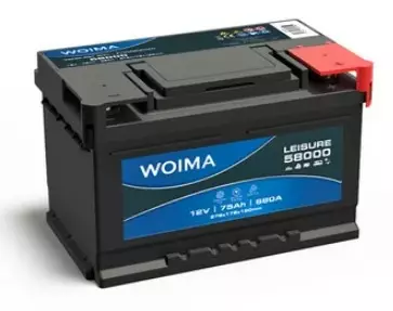 Akku 75Ah, 680A(EN) (–/+) 12v Woima vapaa-ajan akku 278x175x190mm - Akut autoon ja vapaalle - 1000707 - 1