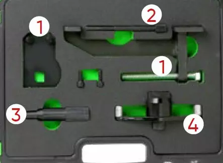 JBM ajoitustyökalusarja vauxhall, opel, saab 2.0/ 2.2 dti - Opel ajoitus- ja lukitustyökalut - 50-54217 - 2