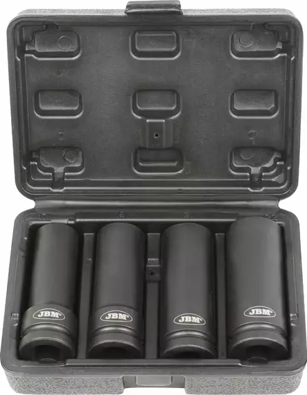 JBM pyöristyneen pultin voimahylsysarja 17-22mm - Hylsysarjat - 50-53197 - 1