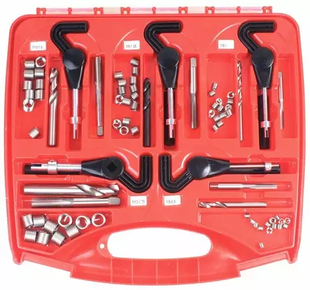 Kierteenkorjaussarja Lajitelma M6-M12 - Kierretyökalusarjat - 684-35007 - 1