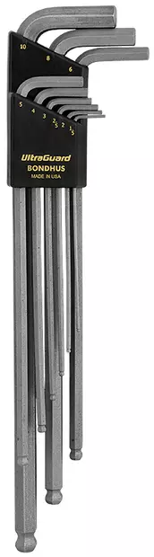 Kuusioavainsarja 1,5- 10mm - Pallopää (erikoispitkä, liukumaton) - Räikät ja vääntimet - BH132467 - 1