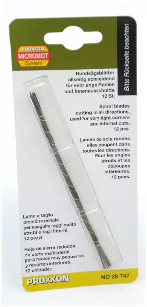 Lehtisahanterä Ympärihammastettu 12 kpl 130 mm Proxxon - Proxxon lajitelmat ja muut terät - 28747 - 1