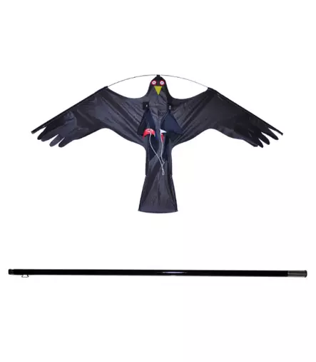 Linnunpelätin Leija 120 x 68 cm Green Land Teleskooppivarrella 4 m - Karavaanarin tärkeimmät tarvikkeet - 102397037 - 1