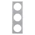 Berker kehys 3-osainen harmaa, reikä 42,5 mm - Sähkörasiat ja pistokkeet - 918192507 - 1
