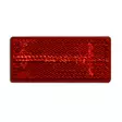 Heijastin punainen 69x31,5 teippikiinnitys Talmu - Peräkärryn heijastimet - 374-004412-057 - 1