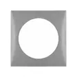 Kehys harmaa 59.5x59.5 mm, reikä 42.5 mm - Sähkörasiat ja pistokkeet - 918272507 - 1