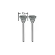 Kuppilaikka 2 kpl 13mm - Proxxon timantti, kiillotus ja puhdistus - 28957 - 1