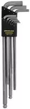 Kuusioavainsarja 1,5- 10mm - Pallopää (erikoispitkä, liukumaton) - Räikät ja vääntimet - BH132467 - 1