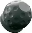 MTP Soft Ball, vetokuulaan Musta 50 mm kuulaan - Vetopää ja -koukku tarvikkeet - 247097 - 1