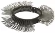 Puhdistusharja taivutettu 11mm 0,5mm pehmeä - Nailon- ja teräsharjat - 246-153007 - 1