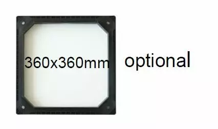 Adapterikehys 360x360 mm - Ilmastointilaitteiden tarvikkeet - W36100007 - 1
