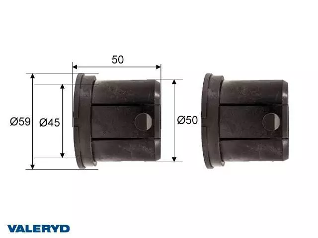 Aisan Holkkisarja 45x50x50 - Vetopää ja -koukku tarvikkeet - 125-2075007 - 1