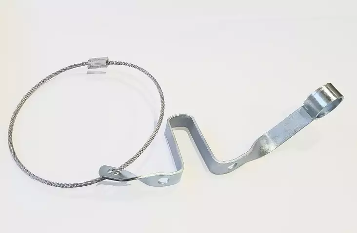 Aisatuki + vaijeri Tuki vaijerilla - Vetopää ja -koukku tarvikkeet - 77777 - 1