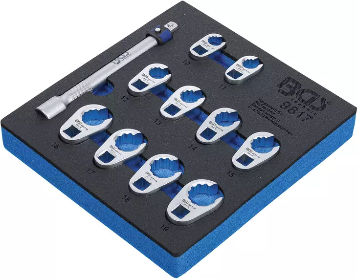 Avosilmukka-avaimet 3/8" 10-19 mm - Työkalumoduulit työkaluvaunuihin - BGS9817 - 1