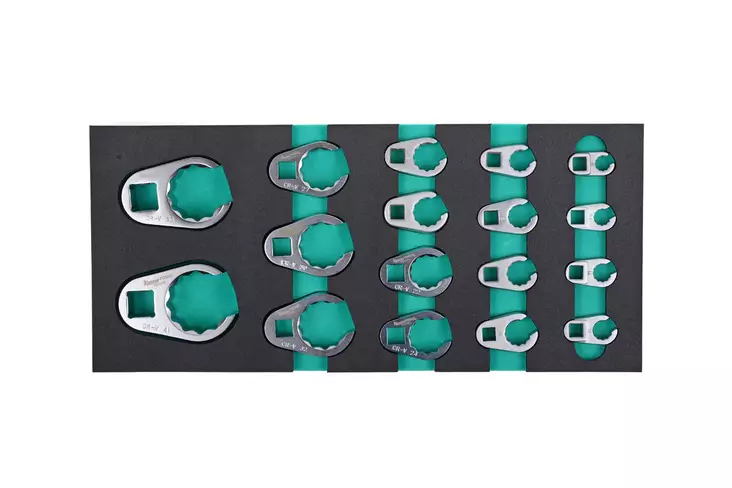 Avosilmukka-avaimet 3/8" - Työkalumoduulit työkaluvaunuihin - K26177 - 1