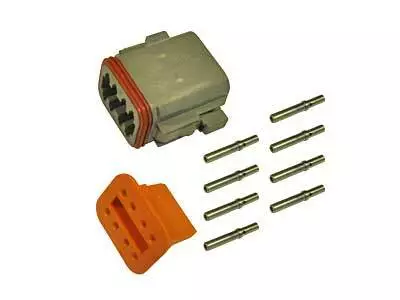 Deutsch DT Liitin / Pistoke 8-pin. Naaras 0.5-1.5mm² - Deutsch-liittimet - 1605-N8K057 - 1