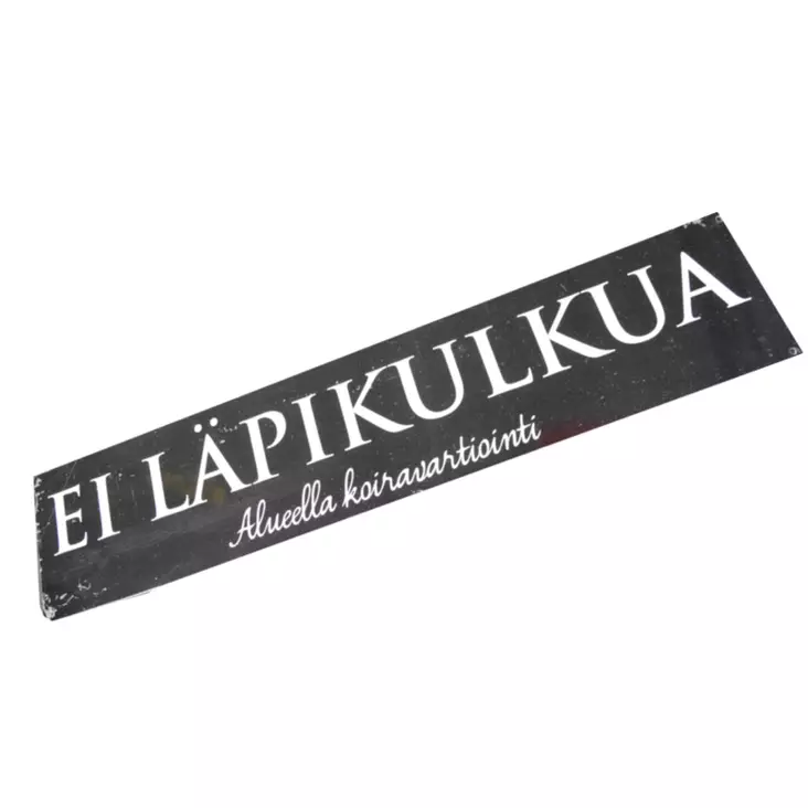 Ei läpikulkua kyltti - POISTO - 50527 - 1