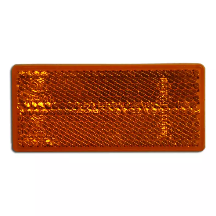 Heijastin keltainen 69x31,5mm teippikiinnitys Talmu - Peräkärryn heijastimet - 374-004412-127 - 1