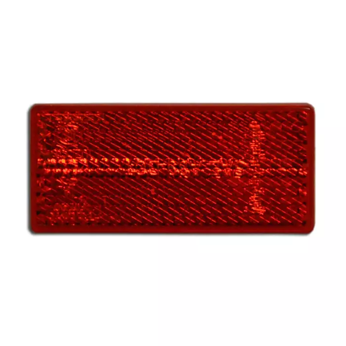 Heijastin punainen 69x31,5 teippikiinnitys Talmu - Peräkärryn heijastimet - 374-004412-057 - 1