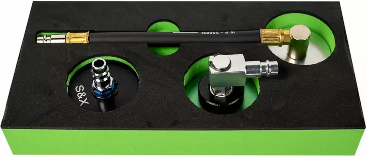 JBM jarrunesteen vaihtolaitteen adapterisarja TESLA 3,S,X,Y - Jarrutyökalut - 50-54887 - 1