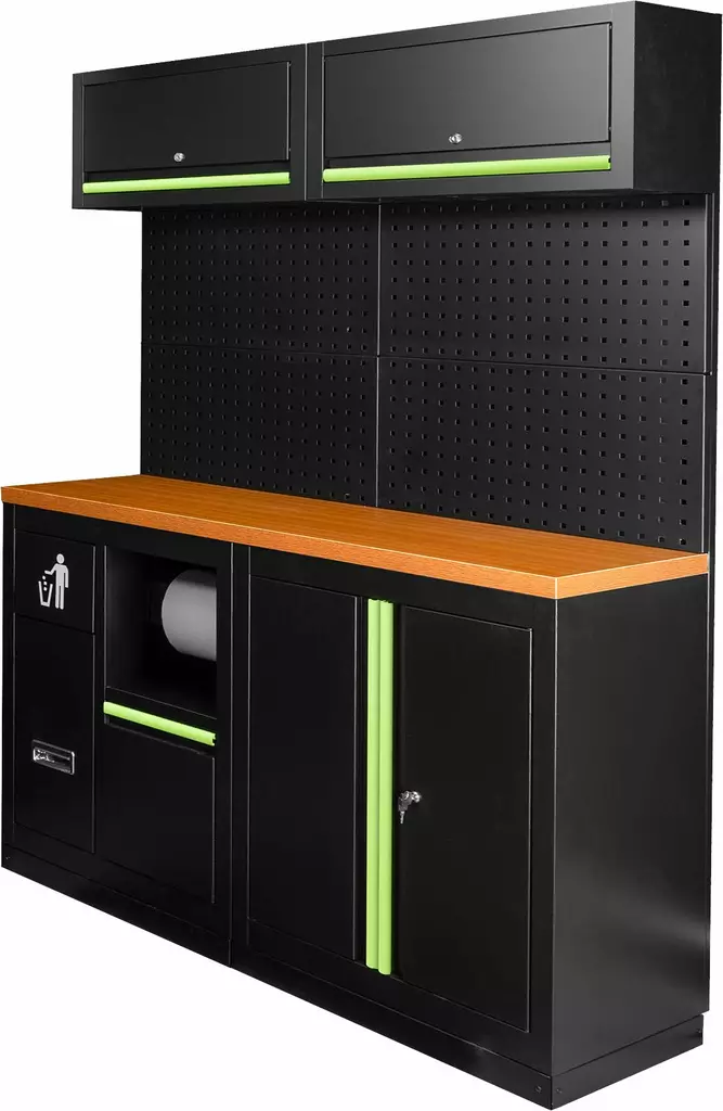 JBM työasemakokoonpano 1360x500x1950mm - Kalustekokonaisuudet - 50-SERIE527 - 1