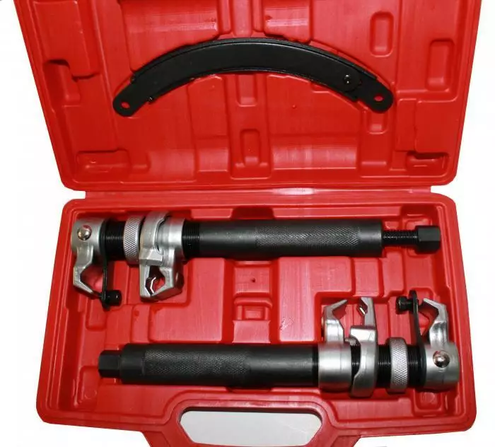 Jousipuristin suojakiskolla - Jousipuristimet - 2667 - 1