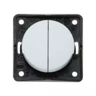 Katkaisin upotettava 2-osainen, harmaa - Sähkörasiat ja pistokkeet - 936552507 - 1