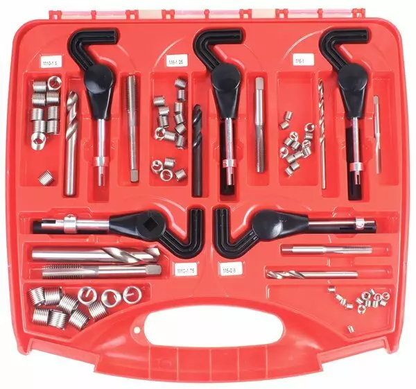 Kierteenkorjaussarja Lajitelma M6-M12 - Kierretyökalusarjat - 684-35007 - 1