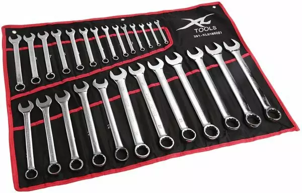 Kiintolenkkiavainsarja 6-32 mm 26 osaa - Jako- ja lenkkiavaimet - 291-XL0180207 - 1