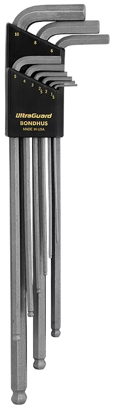 Kuusioavainsarja 1,5- 10mm - Pallopää (erikoispitkä, liukumaton) - Räikät ja vääntimet - BH132467 - 1