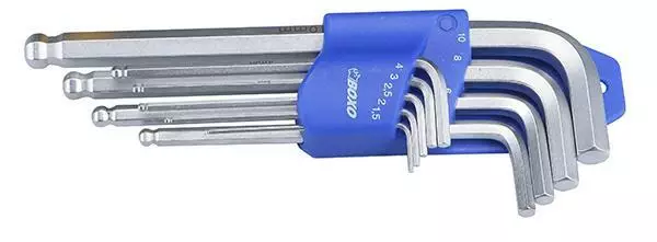 Kuusiokoloavainsarja pallopää 1,5-10 mm - Työkalusarjat - 284-B91-3467 - 1