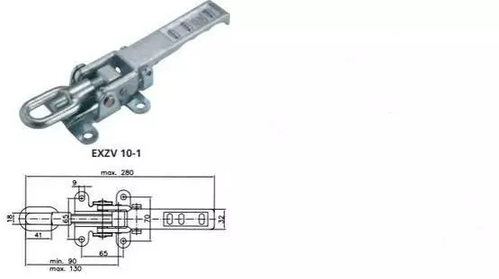 Lavalukko EXZV 10-1 Thule lavalukko max 280mm - Lavalukot - 3006127 - 1