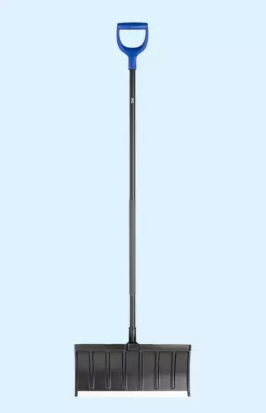 Lumentyönnin auraava 167x53 cm Sini muovi/alumiini - Lumen ja jään poisto - 923-3017 - 1