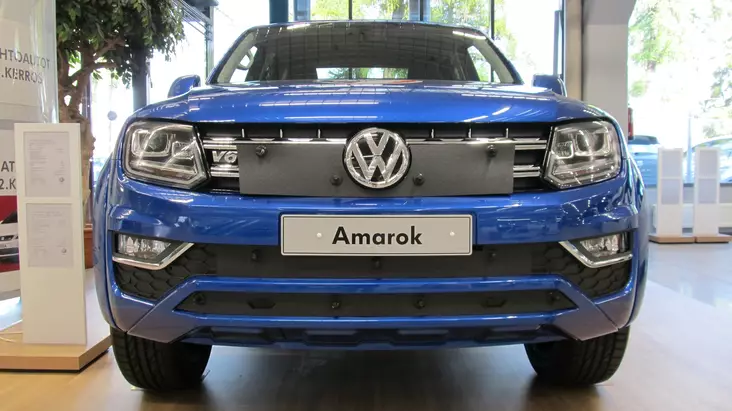 Maskisuoja VW Volkswagen Amarok 2017-2021 - VW maskisuojat - TS657 - 1