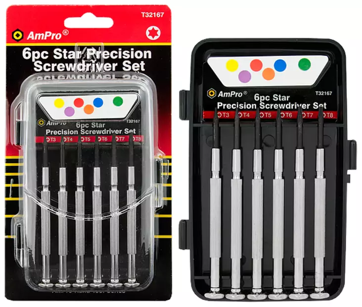 Mikroruuvimeisselisarja 6-Os. Torx - Ruuvitaltat - T32167 - 1