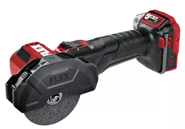 Akkukäyttöinen 12 V pieni kulmahiomakone, 76 mm - Akkuhiomakoneet - 275-531717 - 1