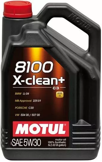 MOTUL 8100 X-CLEAN + 5W-30 5L - Moottoriöljyt - MOT106377 - 1