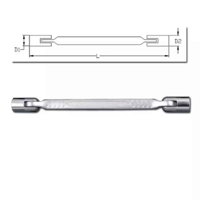 Nivelhylsyavain 6X7 Boxo - Jako- ja lenkkiavaimet - 284-B45-6X7 - 1