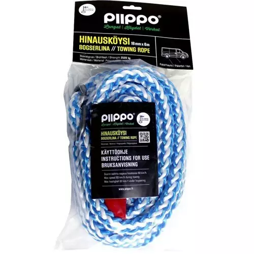 Piippo hinausköysi 2500 kg - Hinaustarvikkeet - 190487 - 1