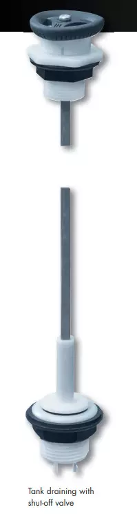 Reich tyhjennysventtiili/sulkuventtiili raikasvesisäiliöön - Pumput ja tarvikkeet - 533-0667 - 1