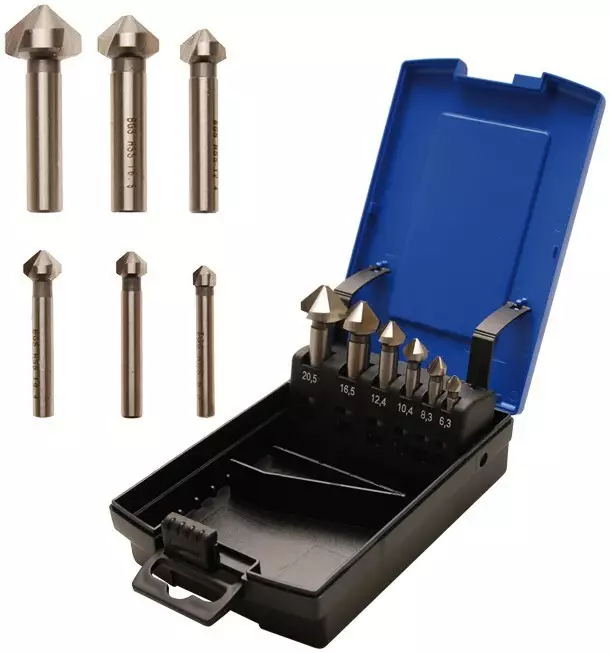 Senkkausteräsarja 6-osaa BGS - Poranterät - BGS1997 - 1