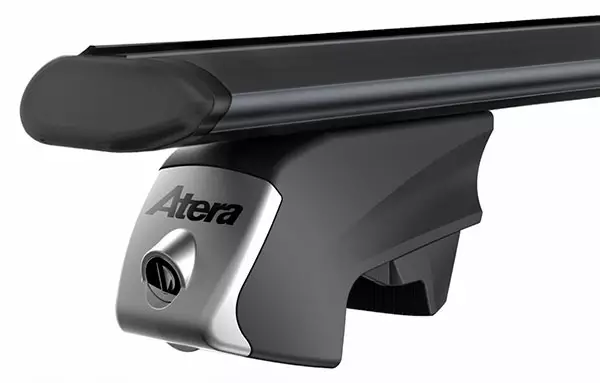 Taakkateline kattokaiteisiin Aero musta Atera 137 cm 22x32 mm - Taakkatelineet kattokaiteisiiin - 909-048637 - 1