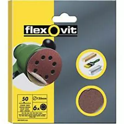 Tarrakiekko 125mm A050 6 kpl/pak - Tarrakiekot ja hiomakiekot - 218-26387 - 1