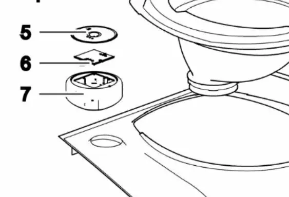 Thetford huuhtelukytkin C500 L V2 Versio V2 - Kaikki Thetford kasettivessojen varaosat - 90723127 - 1