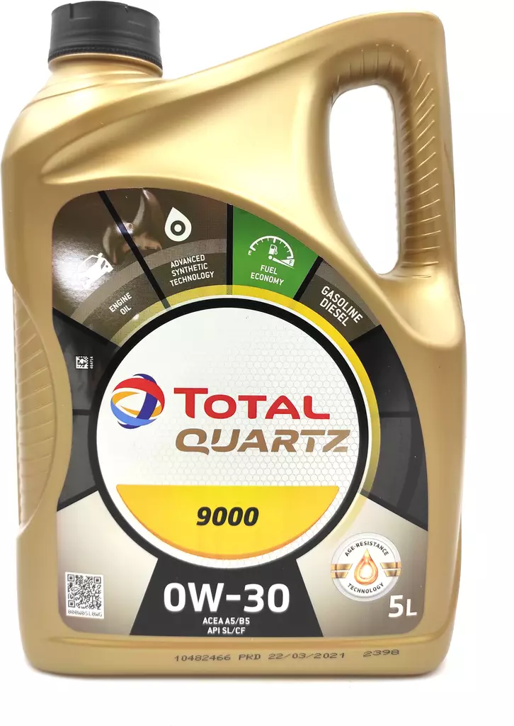 Total Quartz 9000 0W-30, 5L - Moottoriöljyt - T214297 - 1