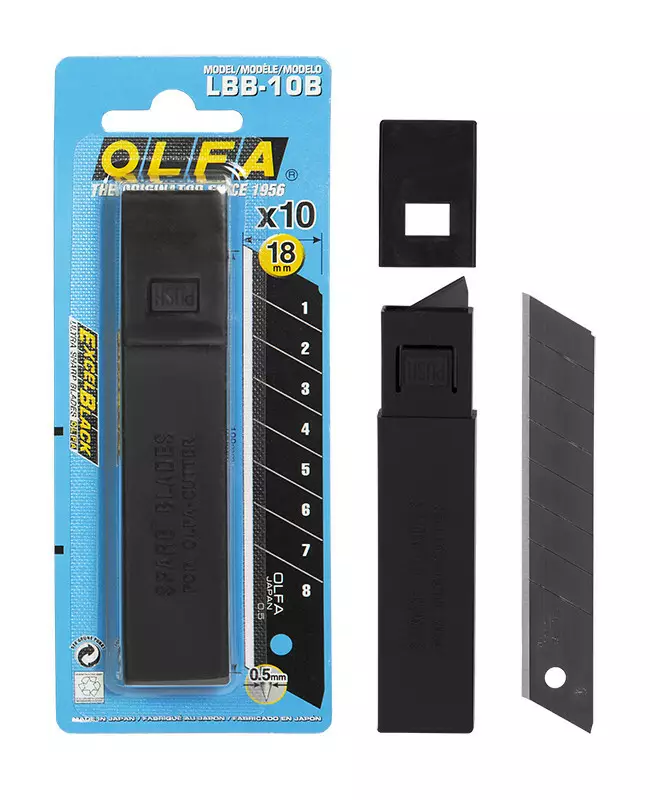 Varaterä Erikoisterävä Mattopuukkoon 18 mm 10kpl - Puukot, veitset ja kaapimet - OF640147 - 1