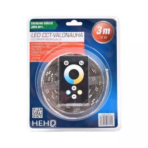 Väri LED nauha 3m 12V 16W 2700-6500K - POISTO - 7617 - 1