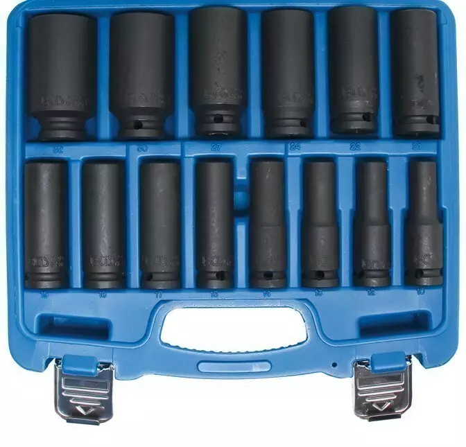 Voimahylsysarja 10 - 32 mm BGS 1/2" - Hylsysarjat - BGS5207 - 1