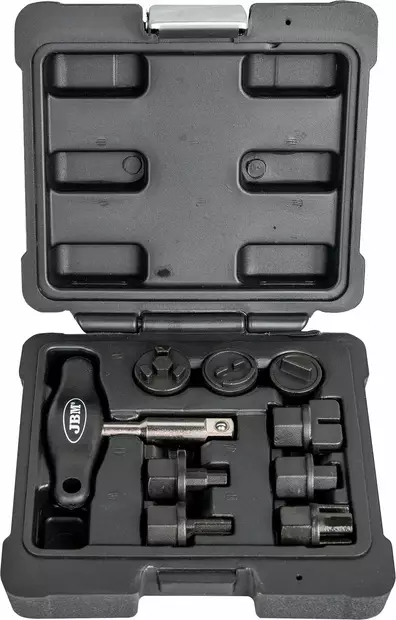 JBM 3/8" öljytulppa-avainsarja muovitulpille 9 osaa - Suppilot ja kannut - 50-54538 - 1