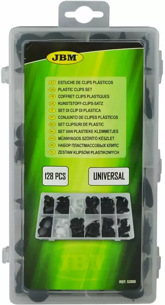 JBM KORIKIINNIKELAJITELMA UNIVERSAL 128 OSAA - Korikiinnikkeet - 50-52888 - 2